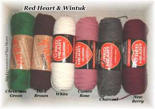 Red Heart Classic Yarn & Wintuk Yarn 1  