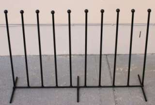 WROUGHT IRON HAND MADE WELLINGTON BOOT RACK   5 PAIR (WELLY/WELLIES 