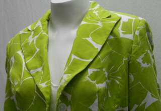 Michael Michael Kors Lime Green Floral Blazer 4.  