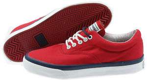 MENS CONVERSE TRAINERS OX PUMPS CANVAS RED NAVY SHOES  