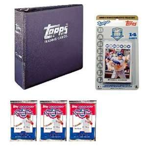 Los Angeles Dodgers 50th Anniversary Team Sets with Topps 3 Ring Album 