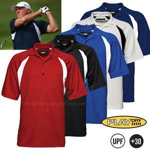 BNWT Greg Norman Golf Shirts UV PROTECT PLAYDRY RP £45  