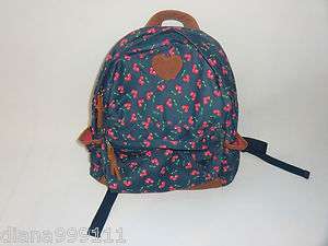 PRIMARK CHERRY RUCKSACK BEACH SCHOOL FESTIVAL BAG NEW WITH TAGS  