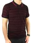 BNWT Mens DIESEL Milpa Stripe Polo Shirt White Small items in The 