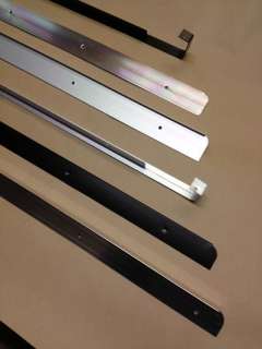 Worktop Edging Strips 30mm or 40mm Black, Matt or Shiny Silver Various 