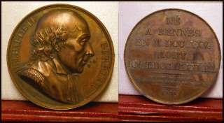   1819 Médaille Commémorative Gerbier Avocat Galerie Metallique 