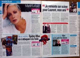   MARIE LAFORET = lot coupures de presse 