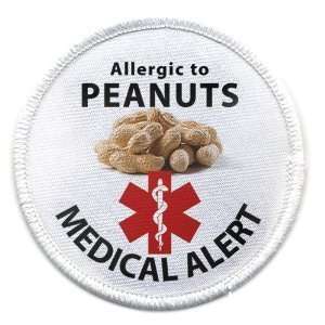  Creative Clam Medical Alert Allergic To Peanuts 2.5 Inch 