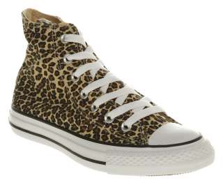 Converse All Star Hi Leopard Smu Trainers Shoes  