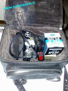 Canon AE 1 AE1 +NUMEROSI accessori(flash lenti borsaEtc  