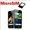 MicroSIM Micro SIM card adapter for iPhone 4 iPad 2 3G  