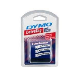  Dymo Letra Tag 3 Pak Tape 1/2 X 13 Roll 0.5 In X 13 Ft 