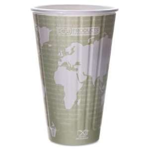  Eco Products World Art Insulated Compostable Hot Cups, 16 