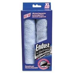  New Endust Twin Micro Fiber Towels   END 11421 
