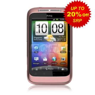 Brand New SIM Free Unlocked HTC Wildfire S Mobile Phone – Pink
