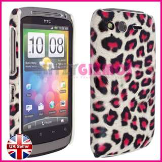 LEOPARD HARD BACK CASE COVER FOR HTC DESIRE S  