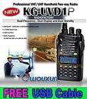 WOUXUN KG UVD1P Dual Band VHF UHF Earpiece USB CableH  Boutiques 