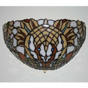  Undersea Kingdom Stained Glass Ambiance Sconce (Multi 
