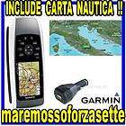 GPS MAP 78 GARMIN MARINO + CARTOGRAFIA ADRIATICO NORD E ADATTATORE 