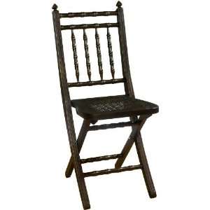  Hillsdale Furniture 63703 Clermont Folding Chair in Black 