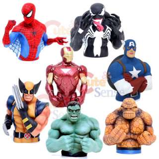 Marvel Thing Bust Figure Coin Bank  8 Figure  