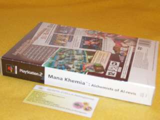 MANA KHEMIA v. PAL NEW SEALED PLAYSTATION PS2 SP. BOX  