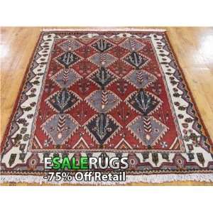  6 2 x 5 2 Shiraz Hand Knotted Persian rug