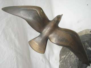 nice vintage bronze sculpture by Charles Reussner, cast by a Swiss 