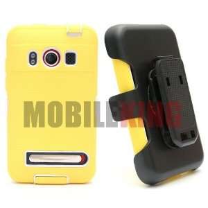  (MOBILE KING) Dual Ultra Rugged Protector Case ¡V Yellow 