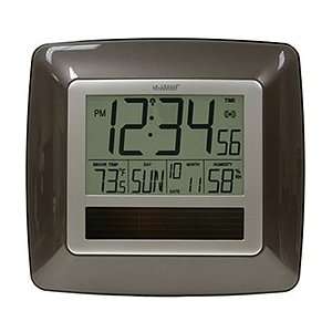  La Crosse Technology WT 8112U Solar Atomic Digital Clock 