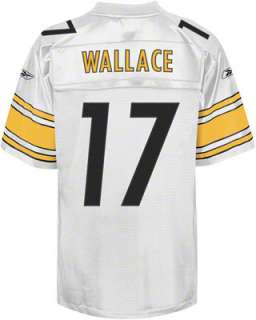 Mike Wallace Jersey Reebok White Pittsburgh Steelers Premier Jersey 