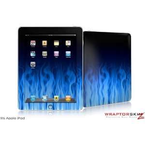  iPad Skin   Fire Blue   fits Apple iPad by WraptorSkinz 