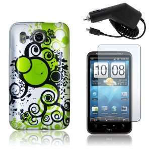  HTC Inspire 4G   Android Bubbles Hard Plastic Skin Case 
