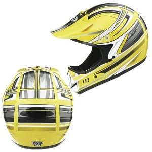    GMAX Youth GM36Y Full Face Helmet Small  Yellow Automotive