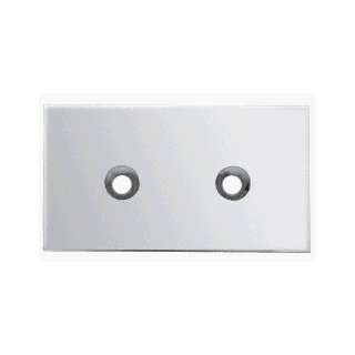   Polished Chrome Cardiff Series Standard Cover Plate for the Door Side