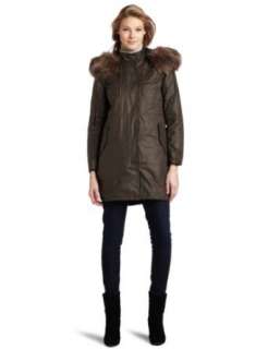    French Connection Womens Military Moment Parka Coat Clothing
