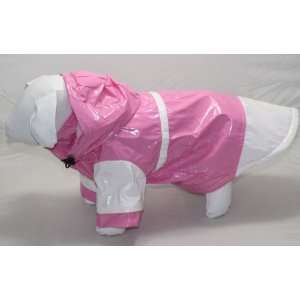   Hooded Dog Rain Coat  24 Chest, 16 Length   X large