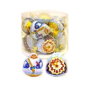 Set of Chocolate Figurines   Sweet Christmas Ornament Snow Maiden and 