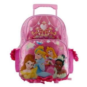   Large Rolling Backpack and Princess Hair Accessories Set Toys & Games