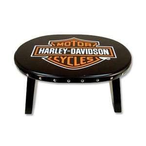 Harley Davidson Emblem Stool