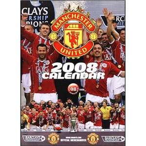  Manchester United Soccer 2008 Poster Calendar