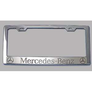  Mercedes Benz Reverse Chrome License Plate Frame 