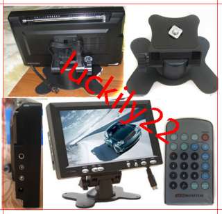 Mini 7 TFT LCD TV Color Monitor,AV,Car Reverse Camera  