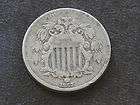 1867 Shield Nickel U.S. Coin F VF