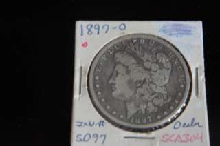 1897 Silver Morgan Dollar O SD97 E. Pluribus Unum  