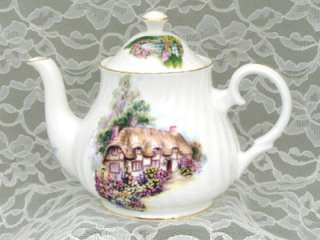 English Cottage Tea Starter Set for 4 English Bone China NIB  
