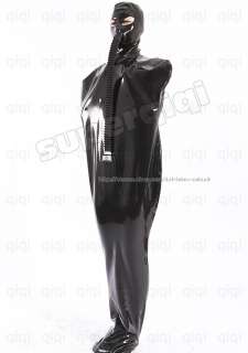 Latex/Rubber 0.8mm Binder Sleep Sack sleeping bag bodybag catsuit mask 