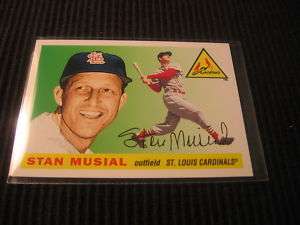 2011 TOPPS #1 STAN MUSIAL LOST CARDS 1955 CARDINALS  