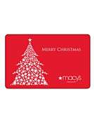    Christmas Tree Gift Card with Letter  