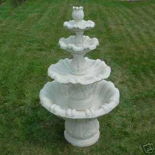 NEW** 4 Tier Outdoor Garden Water Fountain 8 FT Tall  